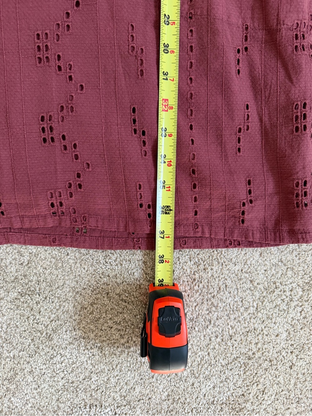 PrAna Ladyland Dress Vino Eyelet Short Sleeve - Picture 11 of 11